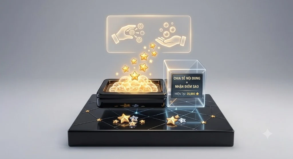 Chia sẻ LuckyMeo nhận Điểm Mèo